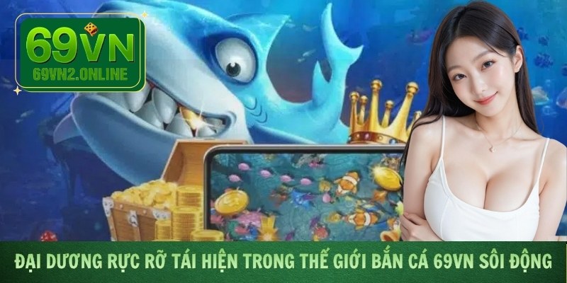 Đại dương rực rỡ tái hiện trong thế giới bắn cá 69VN sôi động