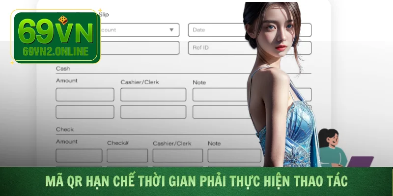 Mã QR hạn chế thời gian phải thực hiện thao tác